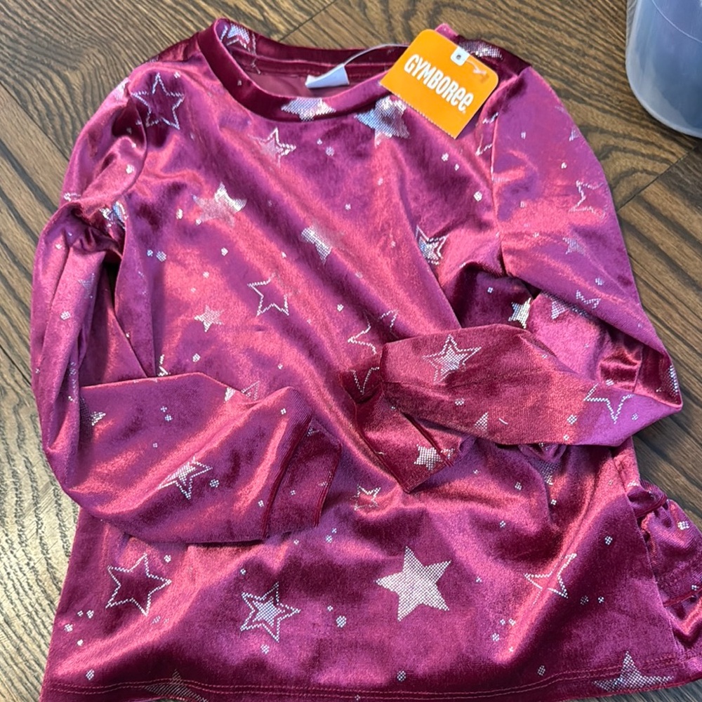 Gymboree Velvet Starry Top